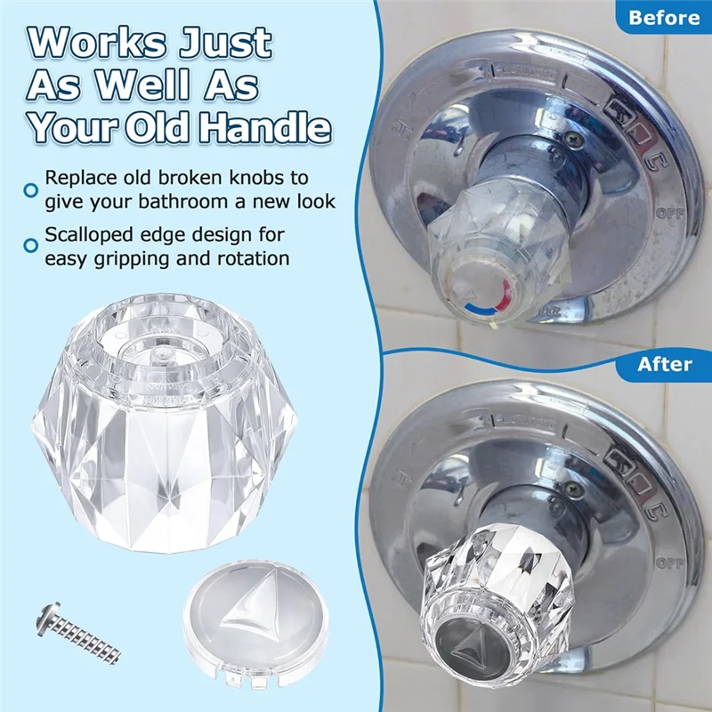 

ABKY-For H71 For Delta Faucet Replacement Shower Faucet Handle, Single Handle Tub Faucets, Shower Knob