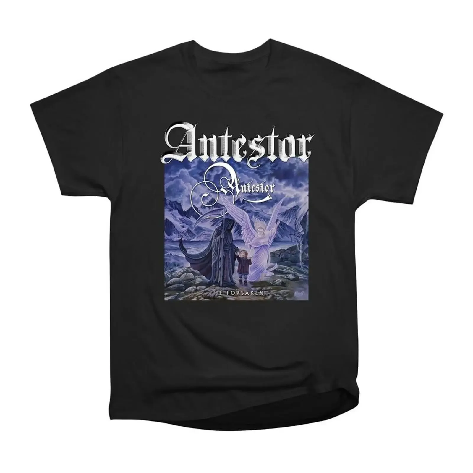 HUAMER Populer Antestor Underground Music T Shirt Black vintage Washed Unisex Slightly designer clothes homme Breathable