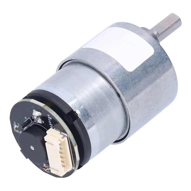 【Space-Saving】Motor With Encoder DC 12V Electric Micro DC Geared Motor Supporting Forward Reverse Movement