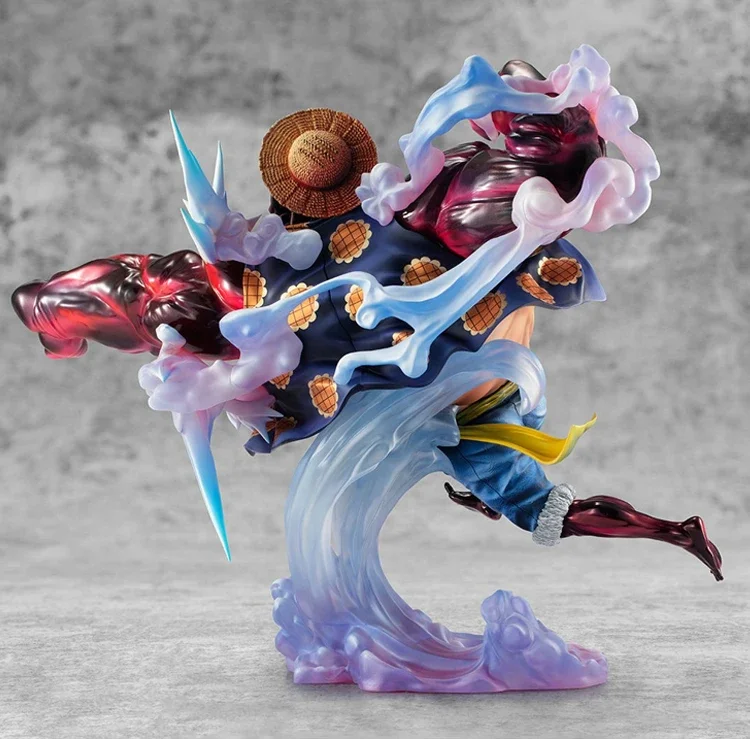 

New Product Genuine Luffy Figure Is Exquisitely Crafted. It Is A Collection Gift of Monchi D. Luffy 4th Gear Bouncy Man