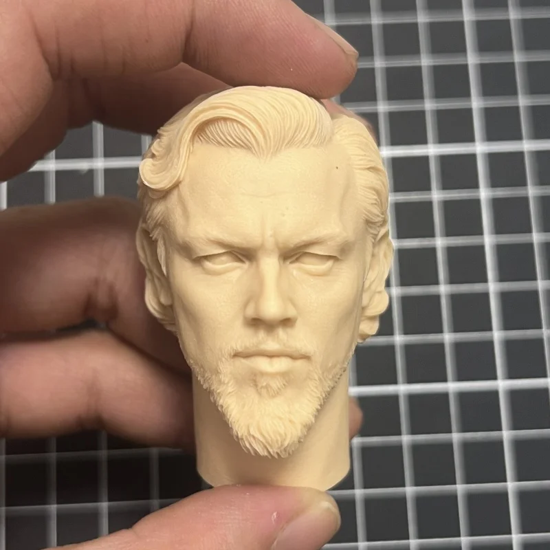 

1/6 Antebellum Aristocrat Head Sculpt - Unpainted Resin Master Casting Kit with Cravat for Custom Villain Figure DIY