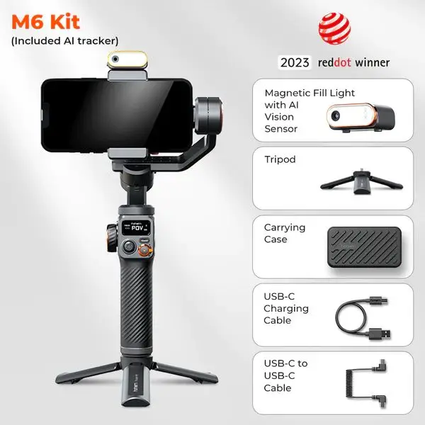新品•未開封】Hohem iSteady M6 Kit スマホ用ジンバル 【公式通販】