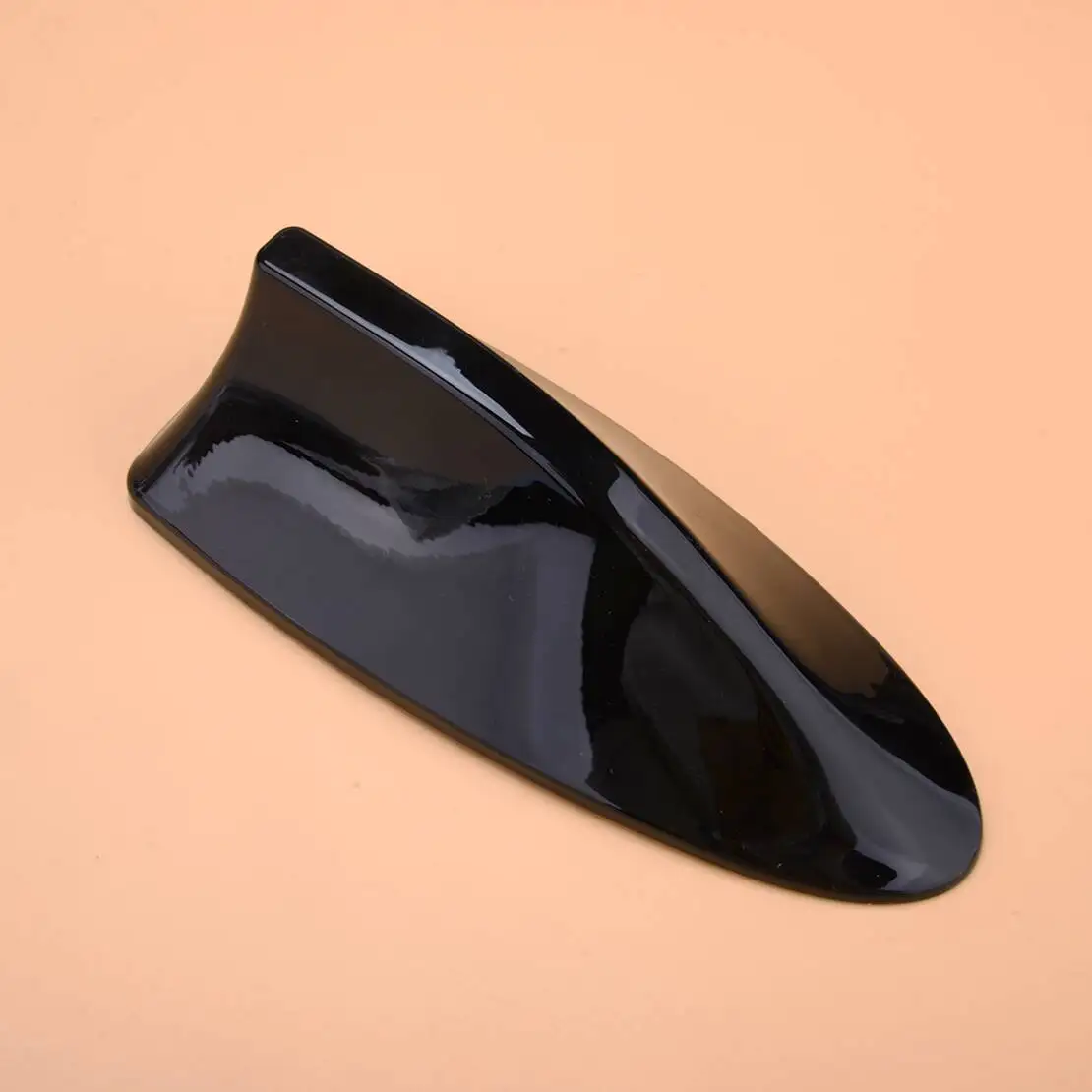 Car Roof Shark Fin Antenna Aerial Cover AM/FM Signal Black Plastic Fit for Hyundai Kona 2018-2023