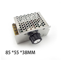 4000W 220V AC SCR Voltage Regulator Dimmer Electric Motor Speed Controller Electronic Volt Thermostat Regulator E2