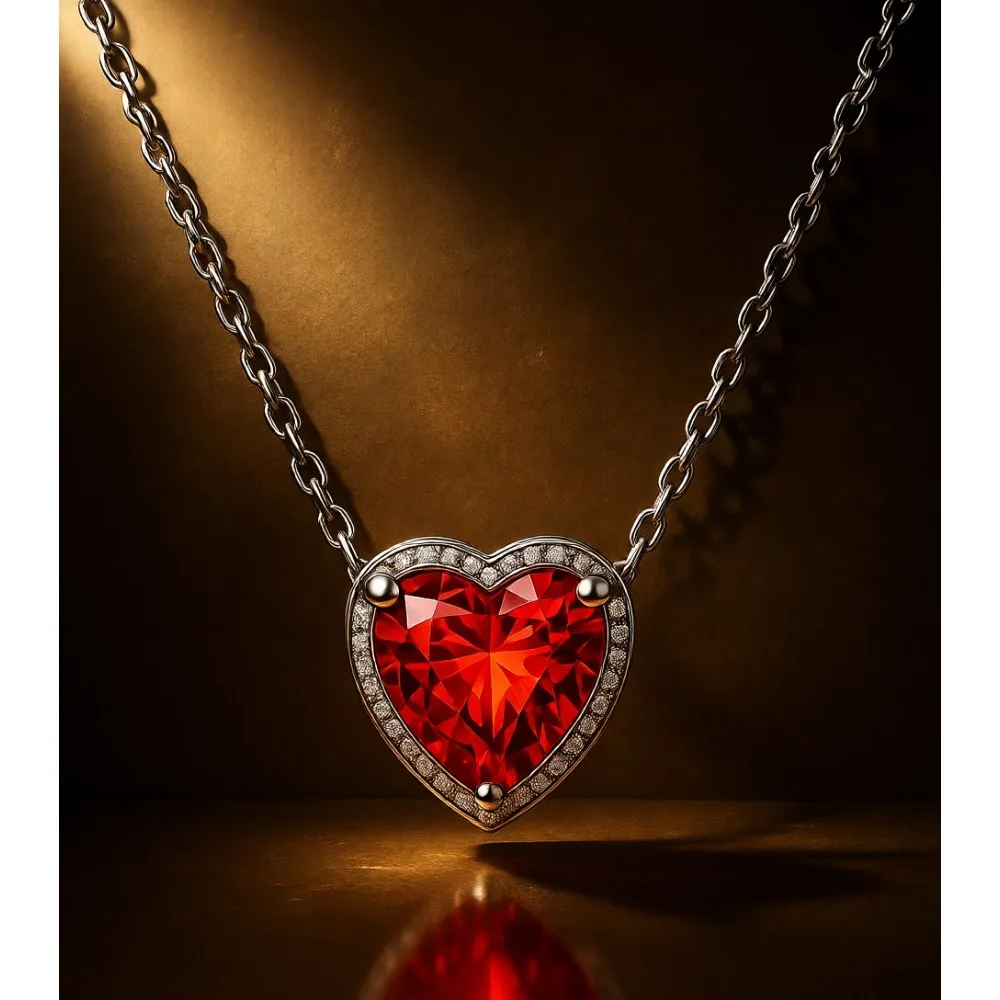 

Серебряное колье 925 пробы с круглым сияющим кулоном-камнем, соответствующим месяцу рождения, 16 дюймов