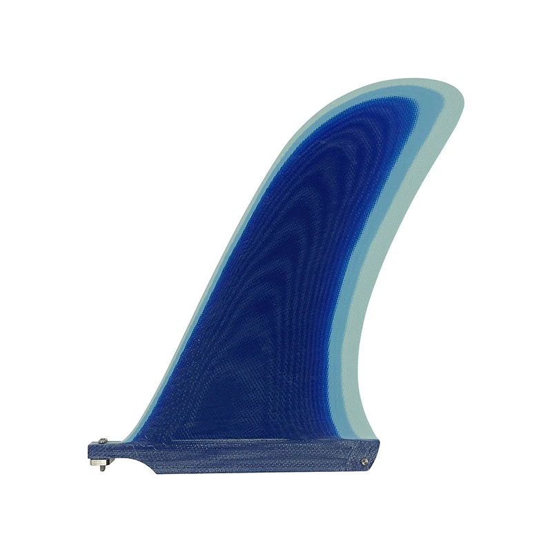 UPSURF Surfboard Fin10.5inch Longboard Fin Fiberglass  Center Fin For Sup Surfing Single Fin Muliticolor padleboard Accessories