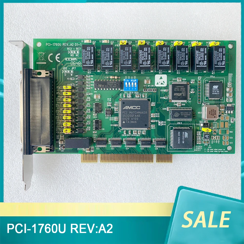 Cartão de entrada digital para Advantech, PCI-1760U REV:A2, 8-Way Relay Output Isolation