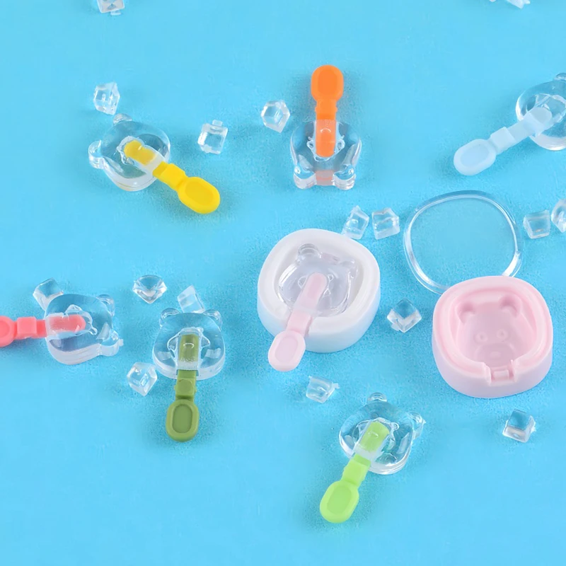1 ensemble Miniature maison de poupée Simulation fabrication bâton de glace moule Mini ours bâton de glace modèle jouets pour poupée accessoires fille jouet