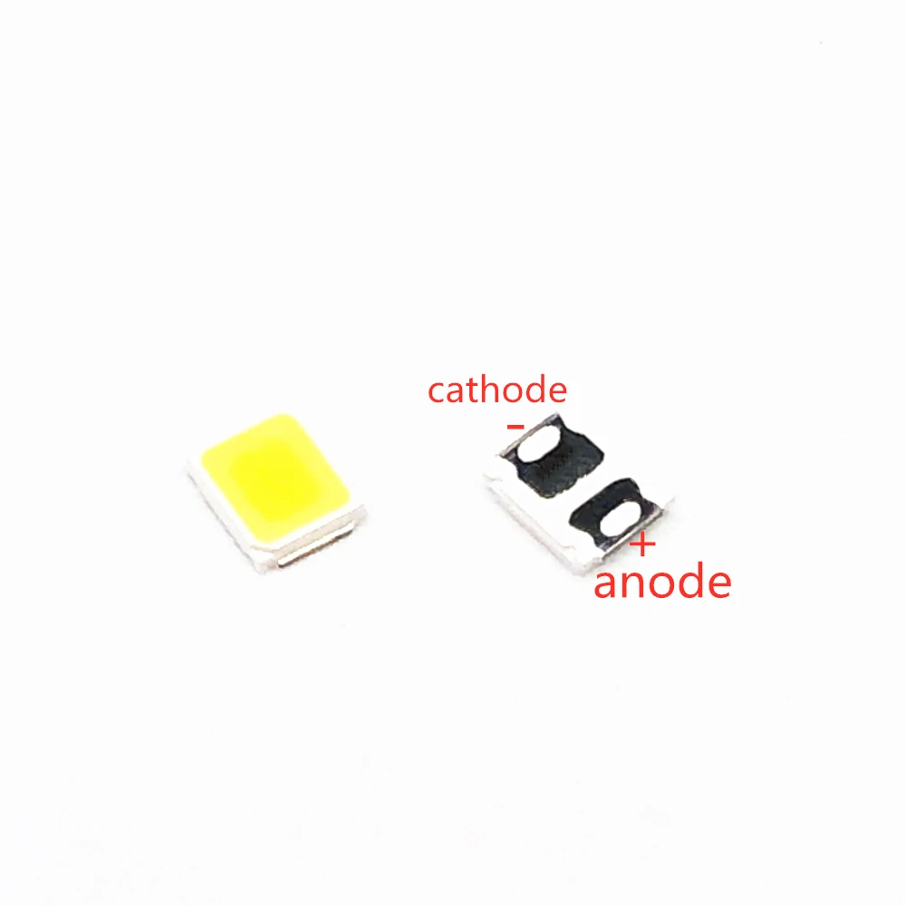 50PCS Original for LEXTAR 2835 3528 1210 6V SMD LED For Repair TV Backlight Cold white LCD Backlight LED