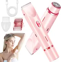 Electric Shaver for Woman Double Head Dual Purpose Female Razor Body Epilator Leg Underarm Bikini Electric Hair Remover Trimmer 1