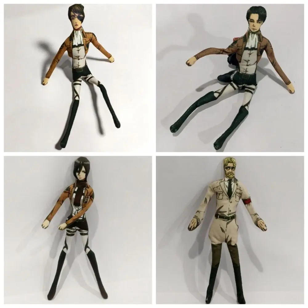 

Twistable Shape Attack on Titan Plush Anime Peripheral Cotton Dolls Stuffed Rivaille Ackerman Soft Toy Abstract Model
