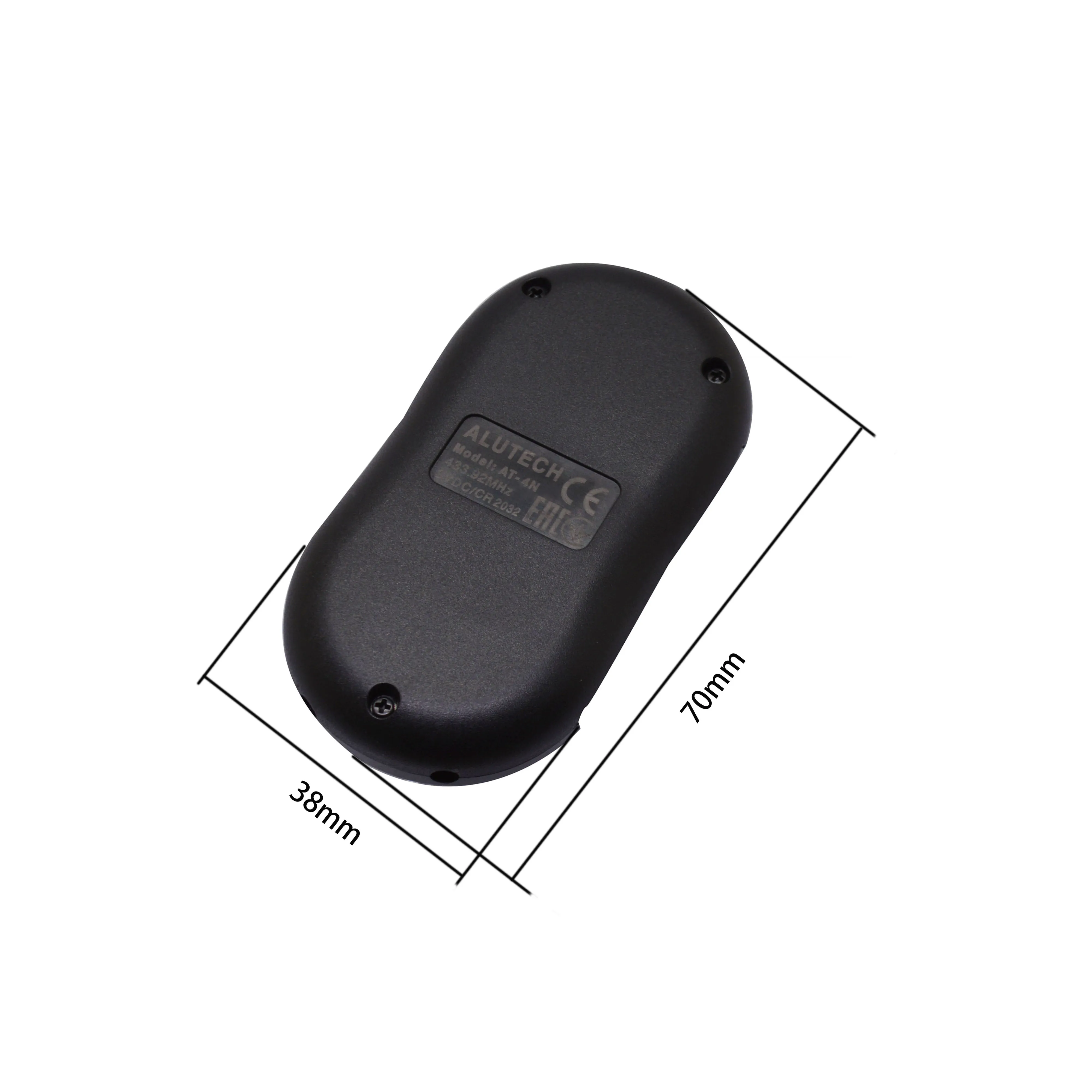 Imagem -05 - Dynamic Code Garage Remote Control For Alutech at 4n Gate Barrier Door Opener Keychain At4n 433mhz