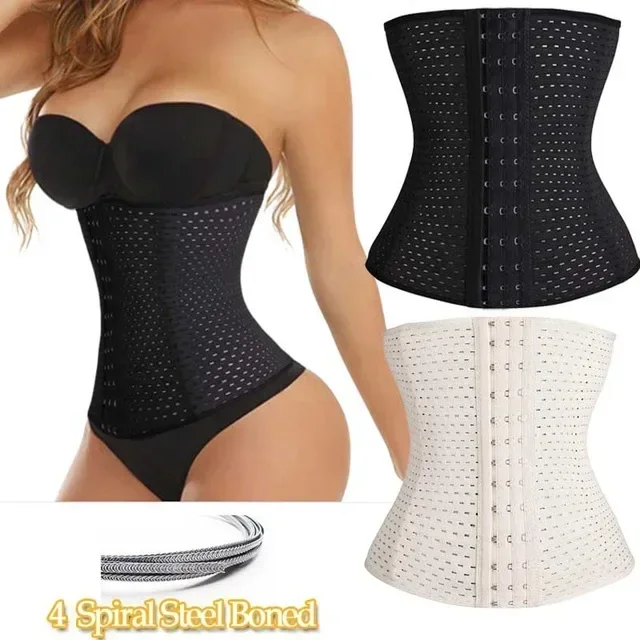 Cinchers de cintura para mujer, corsé para moldear el cuerpo, faja posparto para adelgazar el vientre, ropa moldeadora con correa