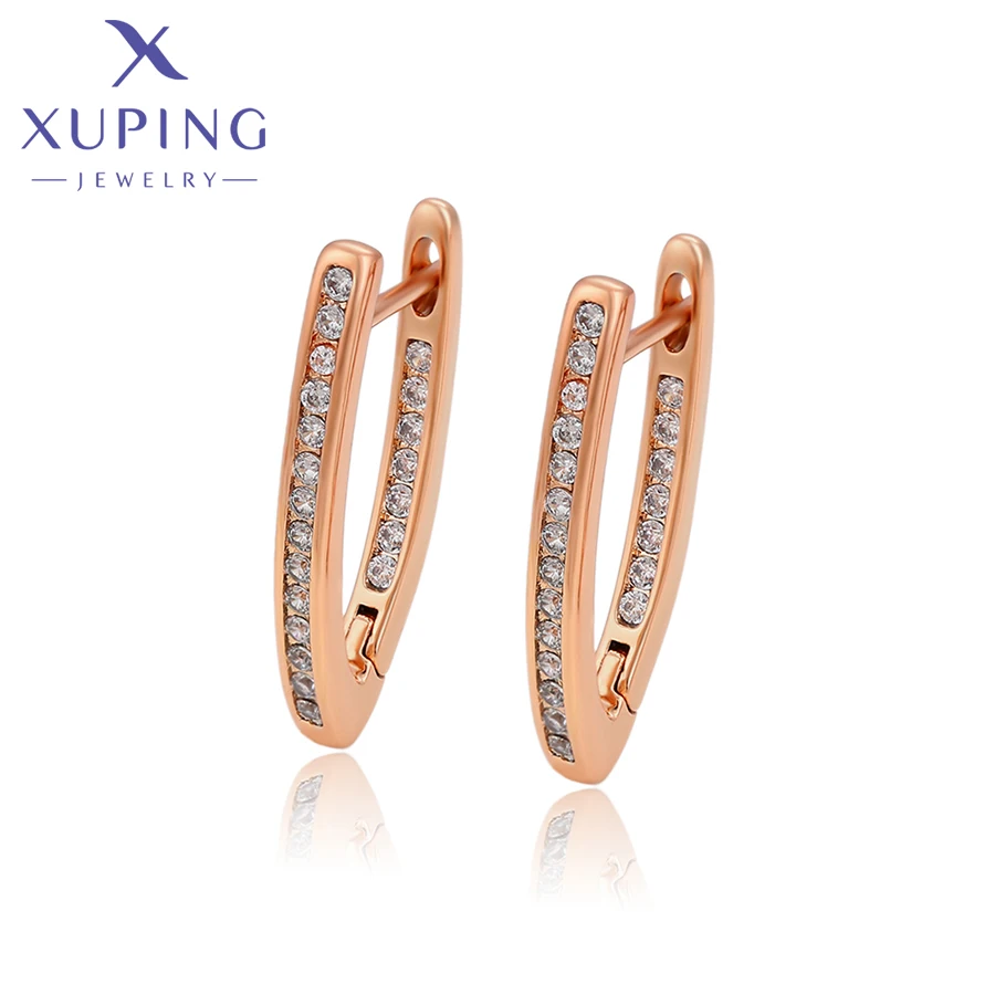 Xuping Jewelry Elegant American Style Gold Color Earrings For Women Girl Gifts A00719786