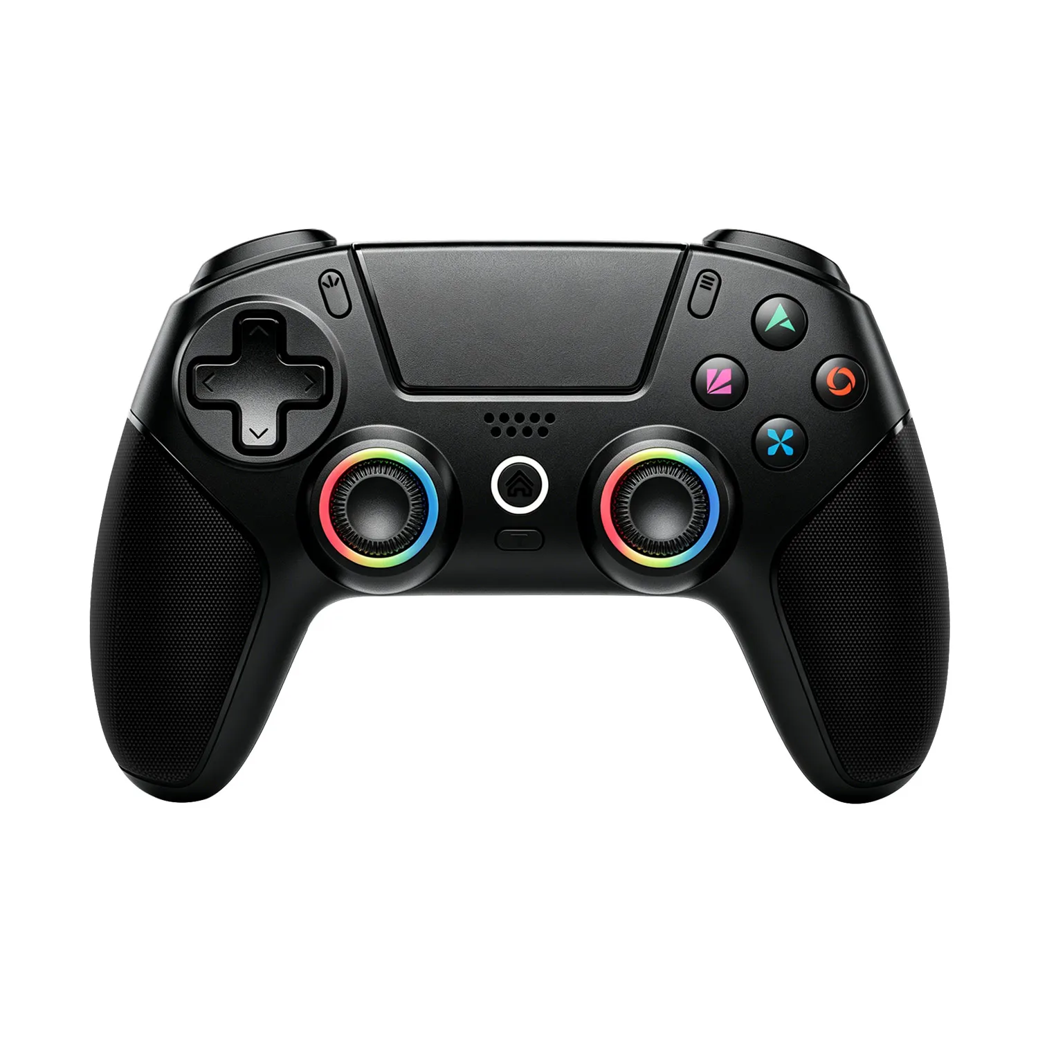 Control de Juego Inalámbrico/Alámbrico P501 para PS5/PC con Joystick Hall, Turbo y Macro, Luces RGB, Doble Vibración, Gamepad Recargable