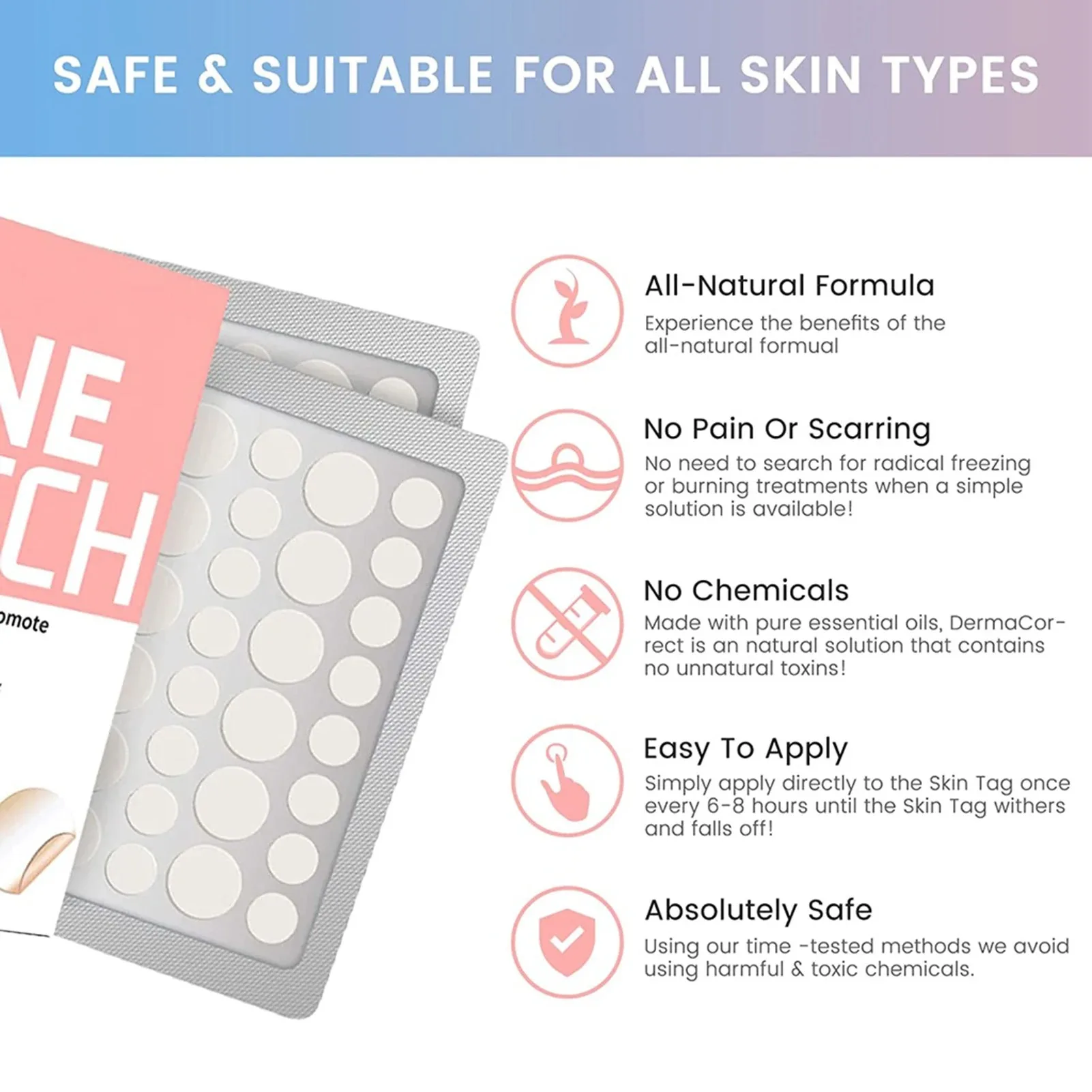 

72pcs Transparent Acne Clean Patch Care Acne Pimple patches Concealer Spots Marks Face Skin Skin Recover Repair Sticker makeup