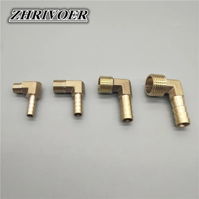 Brass Hose Barb Fitting Elbow 6mm 8mm 10mm 12mm 16mm To 1/4 1/8 3/8 1/2\