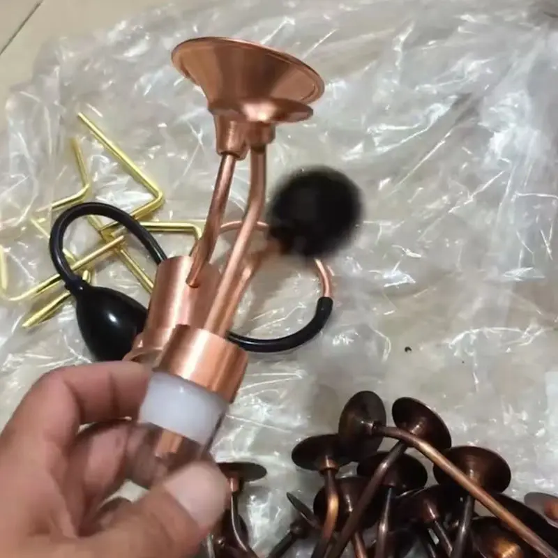 Newly designed copper perfume coffee scent bottle brass scent bottle