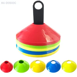 10Pcs Soccer Training Football Ball Game Disc Agility Disc Cone Set Multi Sport Training Space Cones Training Accessories