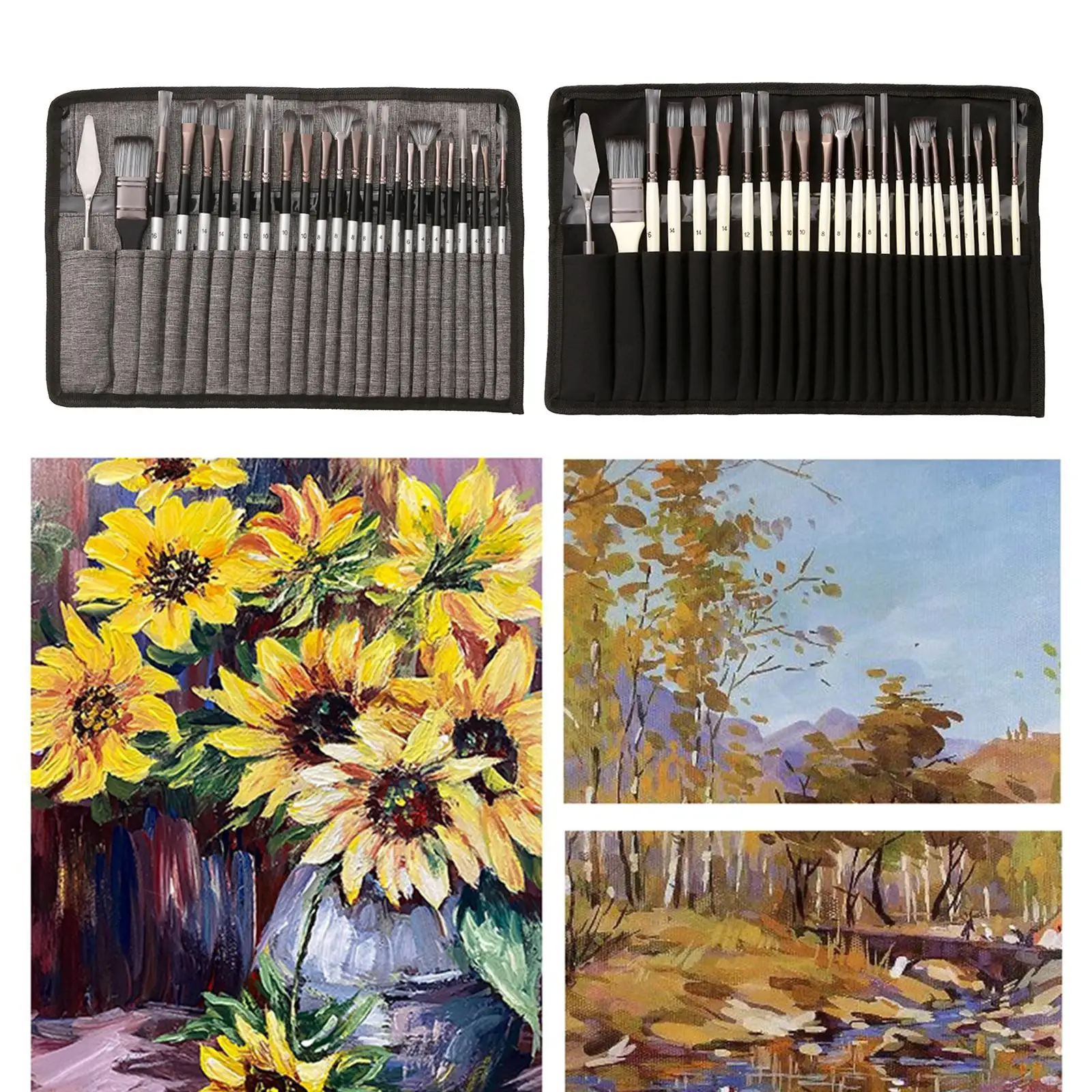 Pint-Pinsel-Set mit Pinting-Pinseln, Dults for, Wtercolor & Fbric – für Wter, Öl oder Pinting