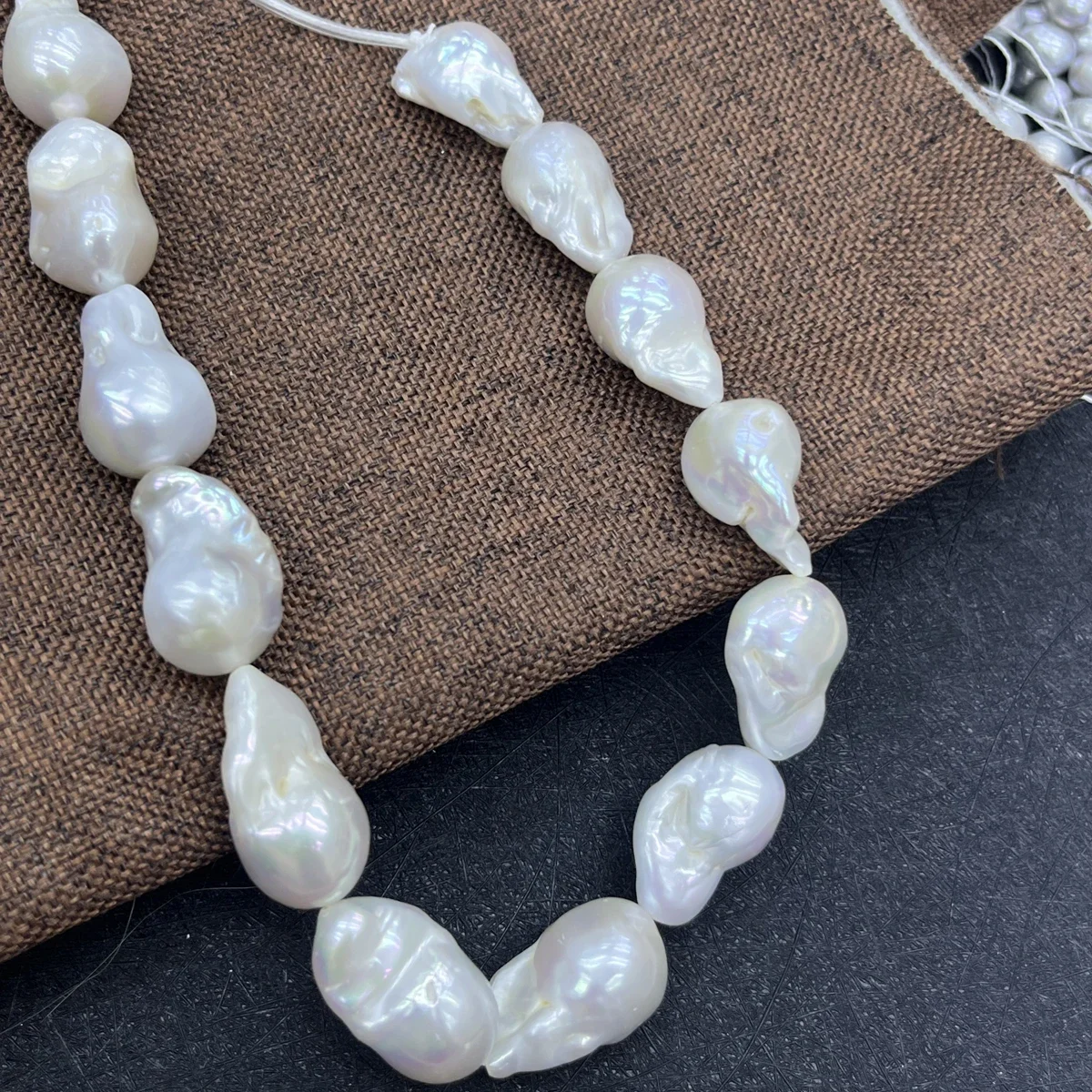 16x17mm-18x30mm Natural Freshwater Pearl Baroque Fish Tail Beads Jewelry Make DIY Necklace Bracelet Accessories Women Gifts