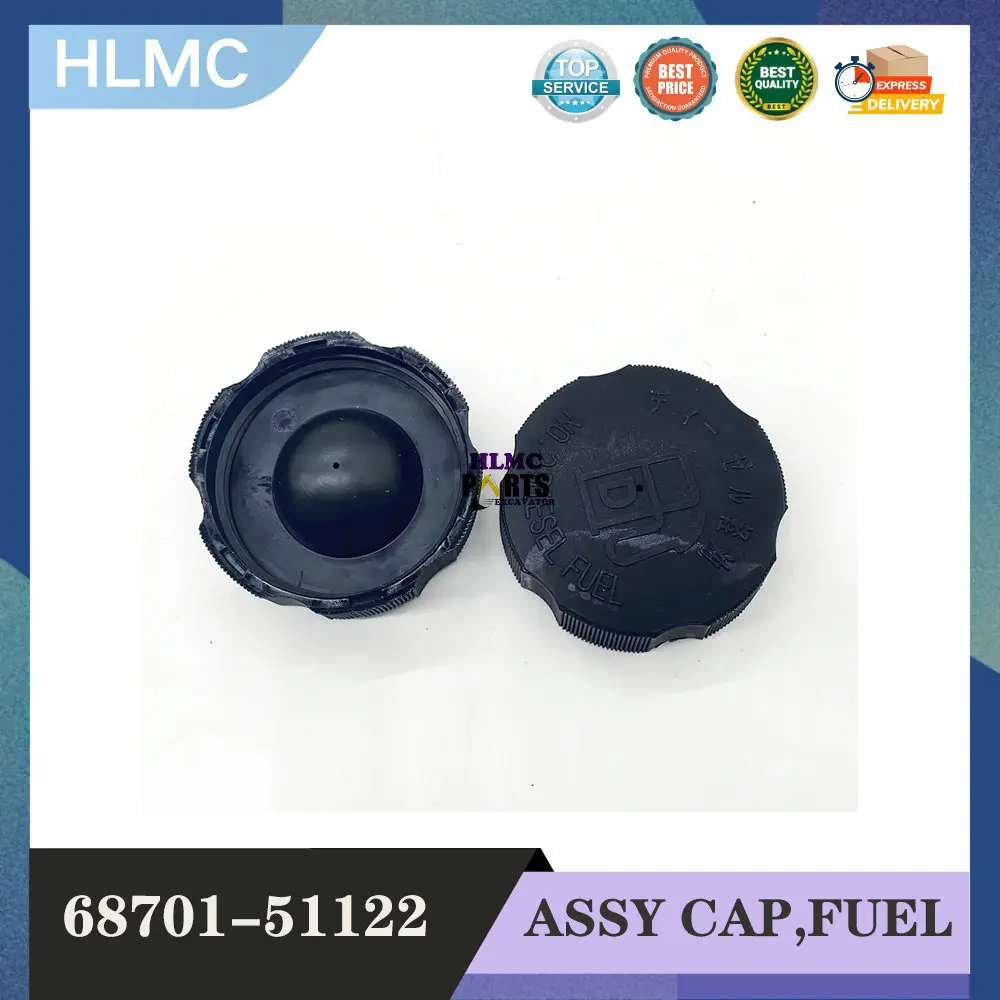 

Construction Machinery Parts Excavator Hydraulic Fuel Cap Assembly 68701-51122 for U15 U17 U20 U165 Fuel Tank Cap