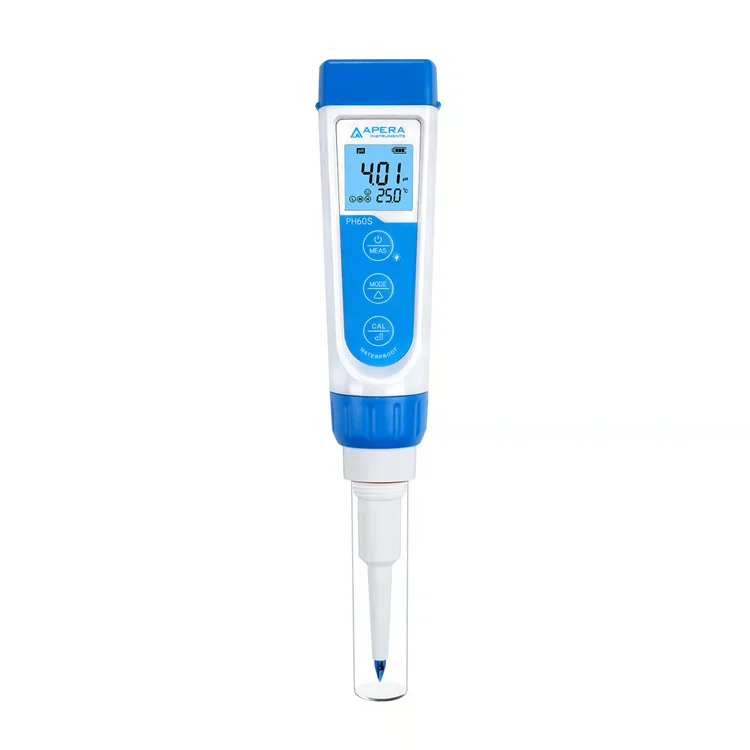 

Veidt Weighing Apera Instruments Premium Series PH60S Spear pH Pocket Tester Kit for Food/Solid/Viscous Samplings Water Detector