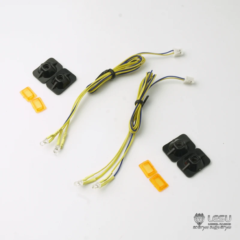 1/14 truck model toy side skirt decorative lamp S-1224 modified lamp R620 R470 Tamiya LESU tractor