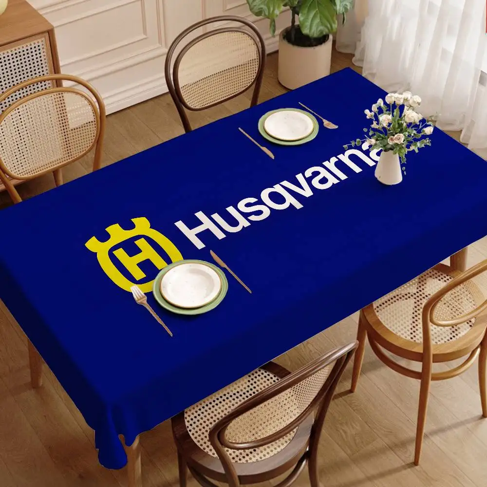 H-Husqvarna T-Tools Tablecloth Waterproof Stain Resistant Party Decoration Restaurant Cafe Dining Table Tablecloths 90X140cm