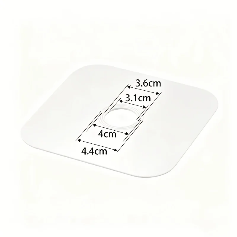 Plate Silicone Drain Pipe Cover For Washing Machine Drain Trap,Dust Insect Protection Cover,For Under Sink Laundry Area