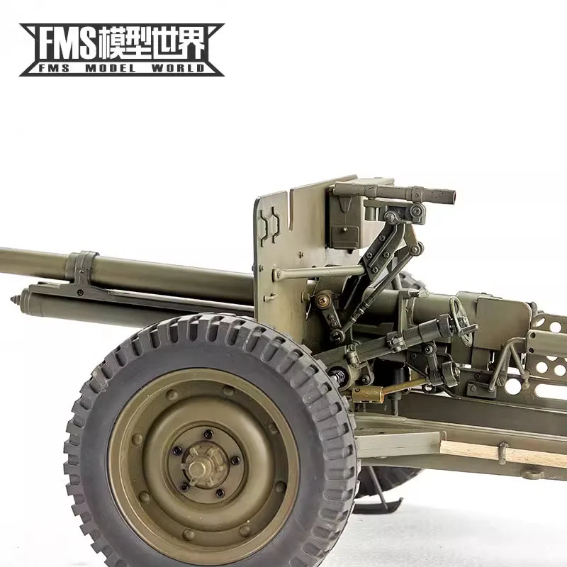 1/6 1/12 Simulation Of Fms Climber Willis Anti-tank Gun Detachable Model Trailer Heavy Gun Fms Trailer Gun Detachable