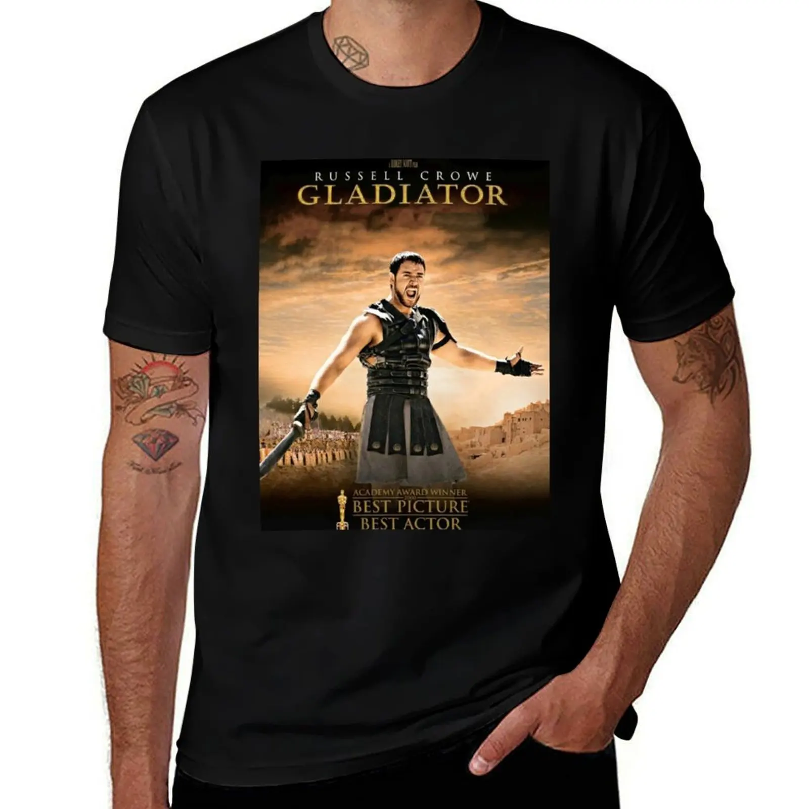 Gladiator Movie T-Shirt Simple Trendy Casual T-Shirt