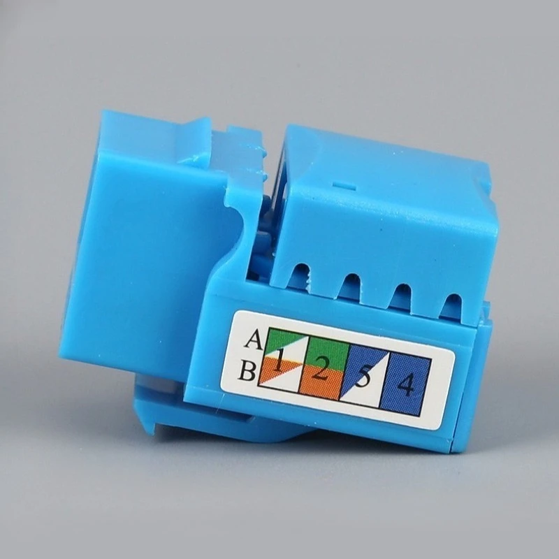 TJ 90-degree Category 5e Network Information Panel Network Cable Module RJ45 Computer Socket Category 6 Network Module