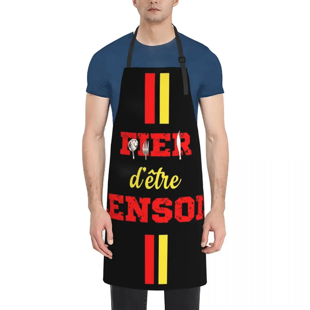 

Proud to be Lensois Football Supporter Gift Lens Apron Customizable Teacher professional kitchen Apron