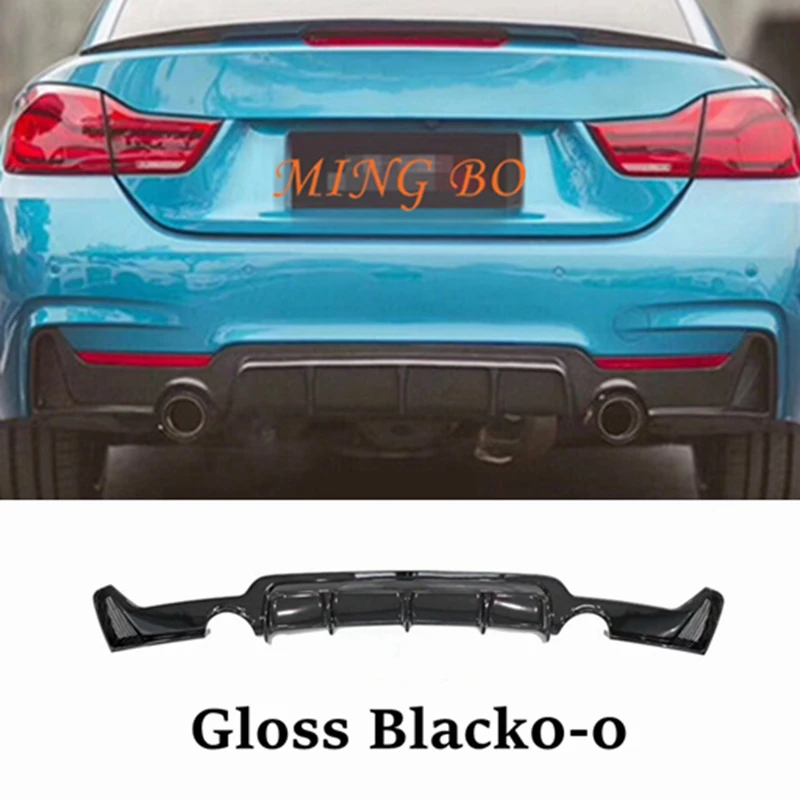 

Car Rear Bumper Splitter Diffuser Lip Spoiler Plate For BMW 4 Series F32 F33 F36 M Sport 2 Door Coupe 428i 430i 435i 2014-2020