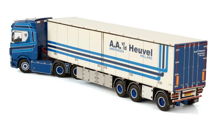 WSI 1:50 Scale Sca-nia CS20H 6X2 Tractor,40 Foot Transport Container Delivery Truck Vehicle Diecast Toy Model,01-3775