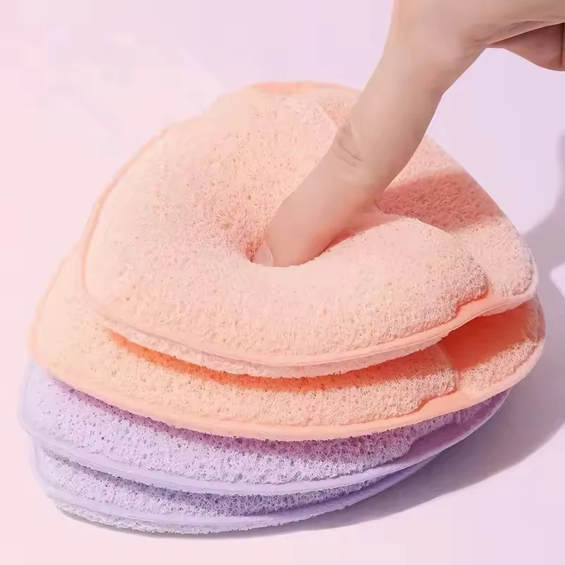 3 個の水滴型手袋洗顔スポンジ - フェイシャルケア用のディープクレンジングパフ、ポータブルで旅行に便利なスキンクレンジングツール