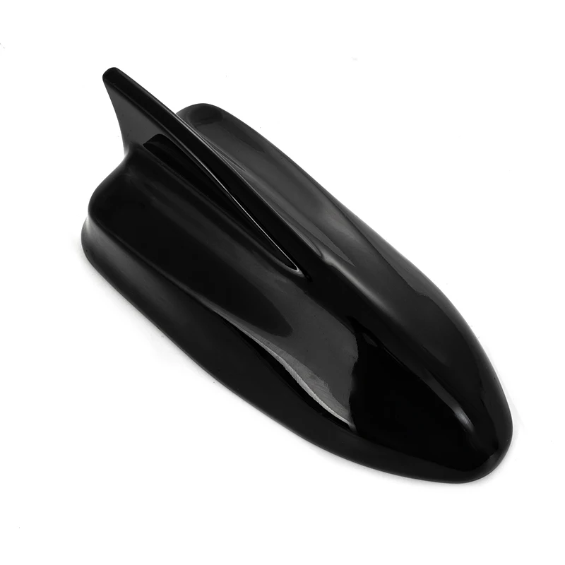 Rhyming Shark Fin Antennenabdeckung für Hyundai Kona 2018 2019 2020 2021, glänzend schwarz, Autodach-Antennenkappe, dekoratives Autozubehör – Detail 5