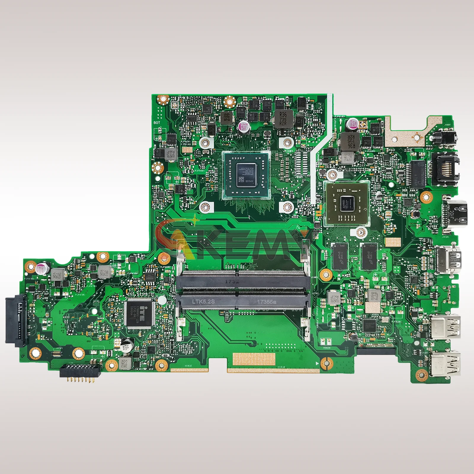 ASUS VivoBook X542B X542BP A580B FL8000B 노트북 메인보드용 X542BP 노트북 마더보드 (A6 A8 A9 CPU 탑재) 100% 테스트 완료 OK stk