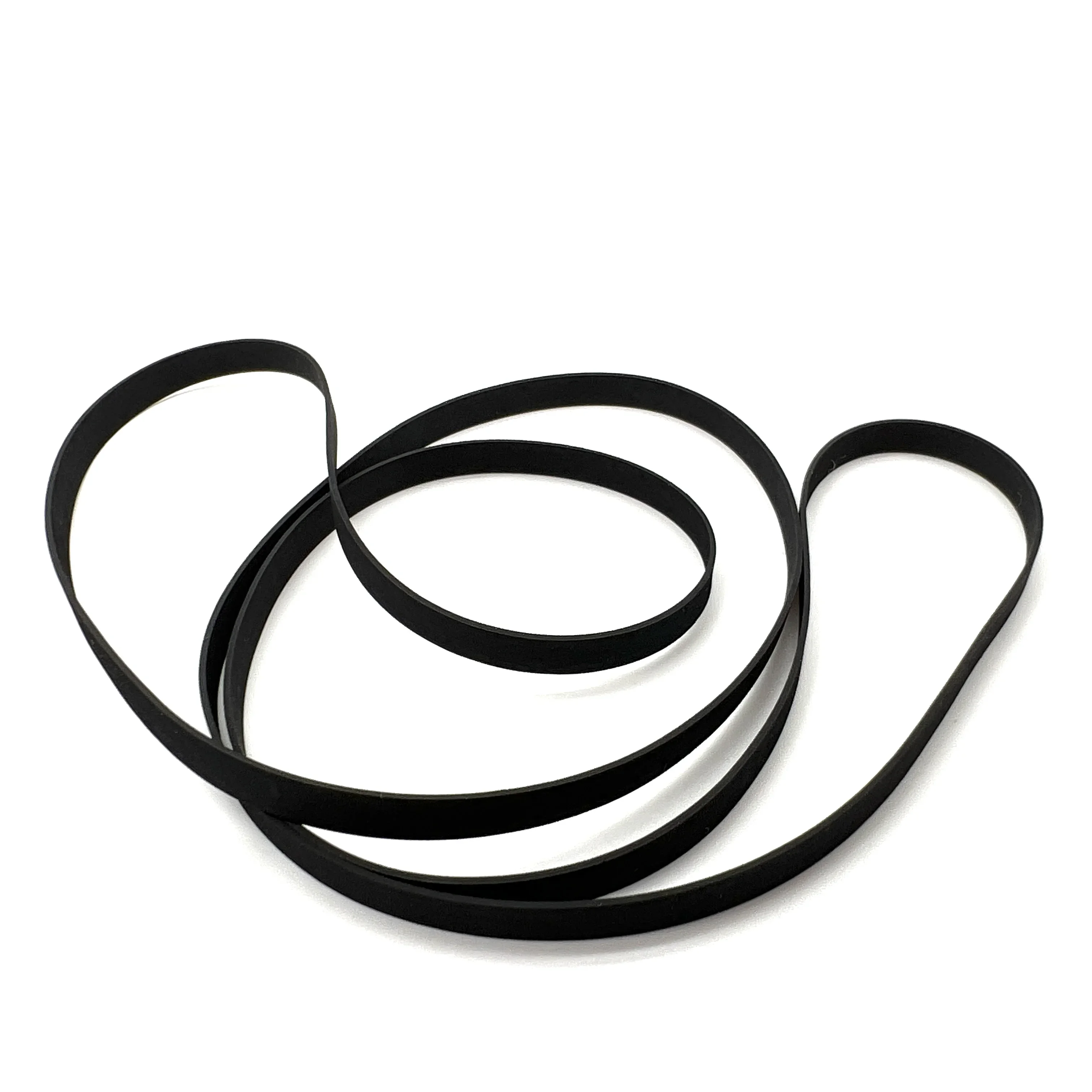 1Pcs 5mm Width 0.6mm Flat Rubber Drive Belt LP Vinyl Record Player Turntable Phonograph Transmission Belt