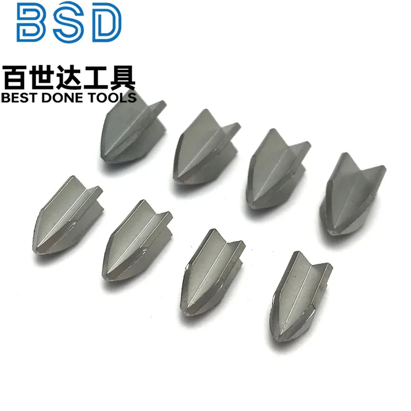 D6 D10 D12 Custom OEM Tungsten Carbide Cross Drill Bits - Triangle Bits for Wood Ceramic Glass Tile