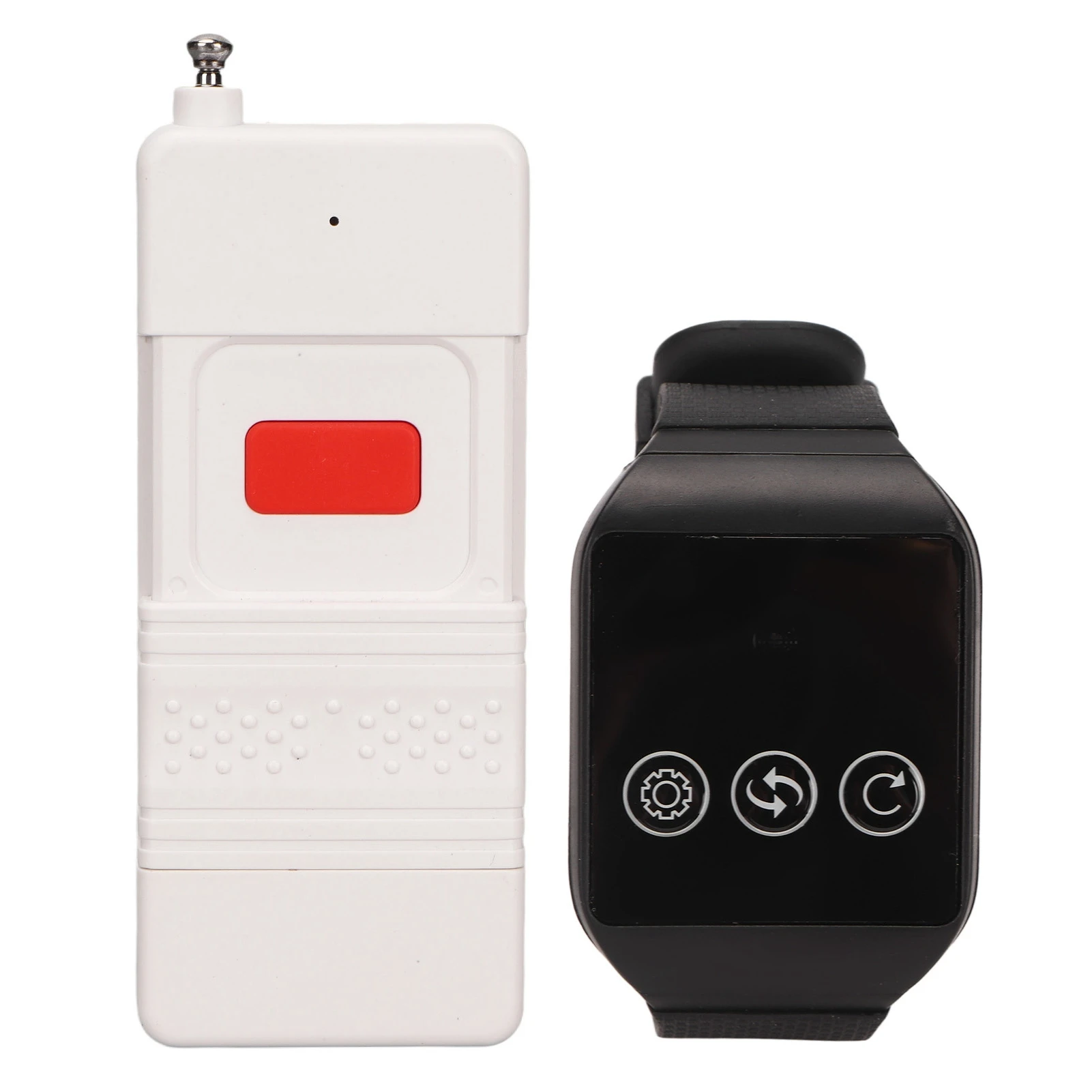 Wireless Caregiver Pager SOS Call Button Transmitter Receiver Nurse Alert System Long Range Loud Alarm Easy for Elderly Patient