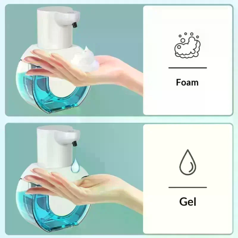 420ml Smart Soap Dispenser Touchless Motion Sensor Washing Hand Device Wall-Mounted Liquid Soap Dispenser Liquid/Foam Model