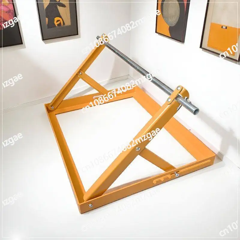 Foldable pay-off frame, fiber optic network cable, leather cable pay-off artifact, construction site rack, wire shelf