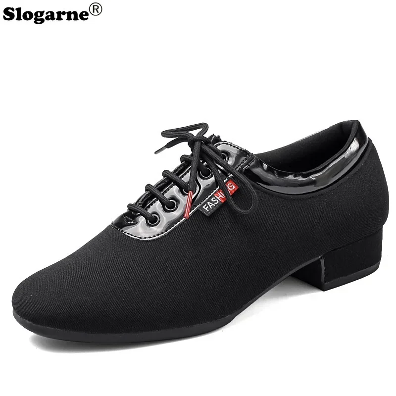 

Men Oxford Dance Shoes Man 2025 Suede Soft Sole Jazz Latin Shoes Male Stage Dancing Wear 2.5CM Heels Dance Shoes Drop Shipping