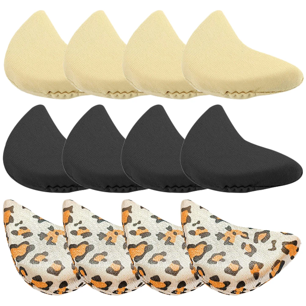

6 Pairs High Heel Sponge Toe Inserts Comfortable Women Shoes Big Cushion Insole Protect Toes Fit Tighter Fillers Foot Care Tools