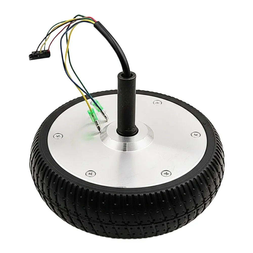 

For Commuting 6.5in Motor Wheel Stable 6.5 Inch Scooter Wheel Alloy Rubber Construction Integrated Electric Braking