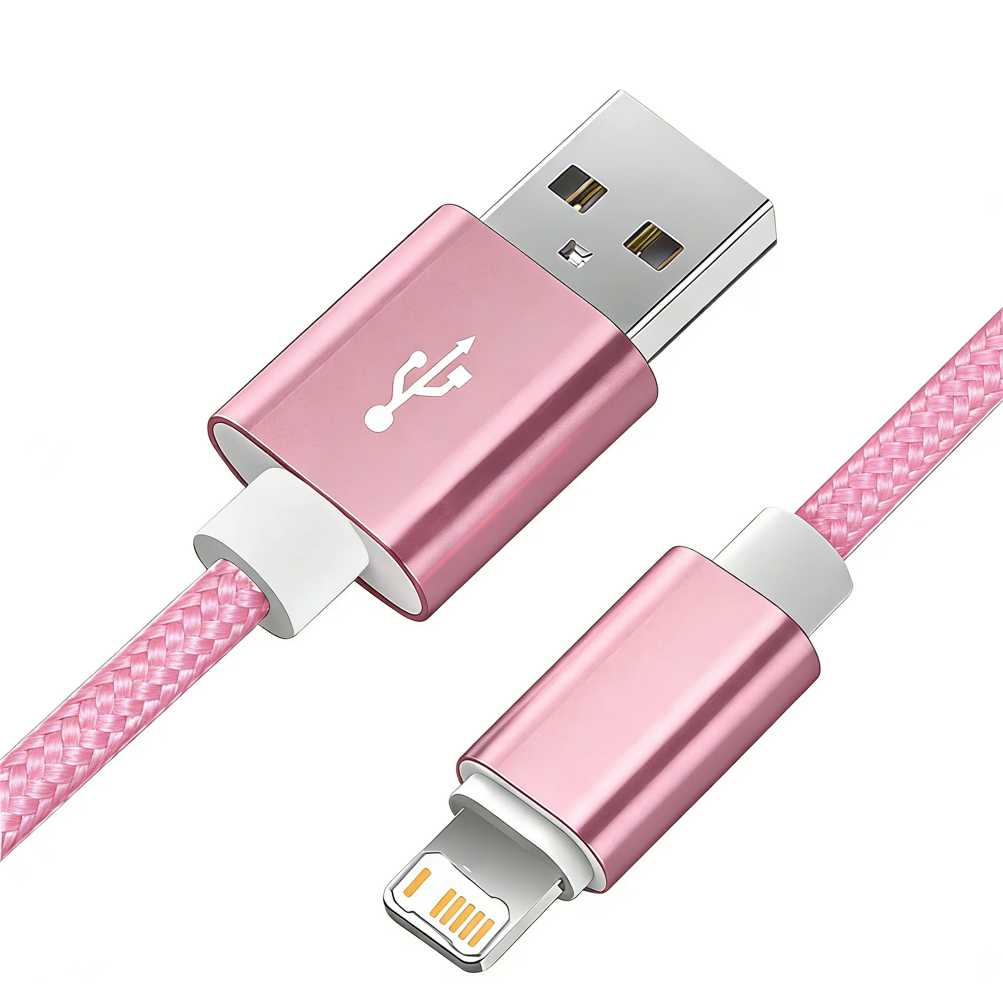 

Fast Charging USB Cable For iPhone 11 12 13 Pro Max 14 Plus X XR XS 6 7 8 Plus SE Nylon Braided Wire Quick Charge USB Data Cable