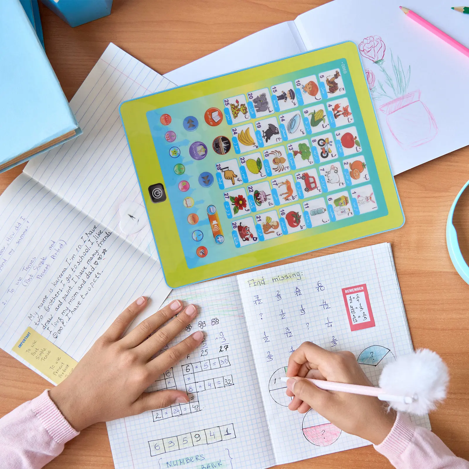 

Arabic Early Education Machine Kids Learning Tablet Interactive Touchscreen Preschool Language Studying Electronic Learning