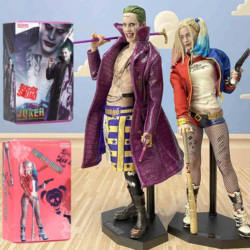 Dc 1/4 And 1/6 Superheroes Figures The Joker Man Harley Quinn Pvc Model Toys Desktop Decoration Ornaments Dolls Holiday Gifts